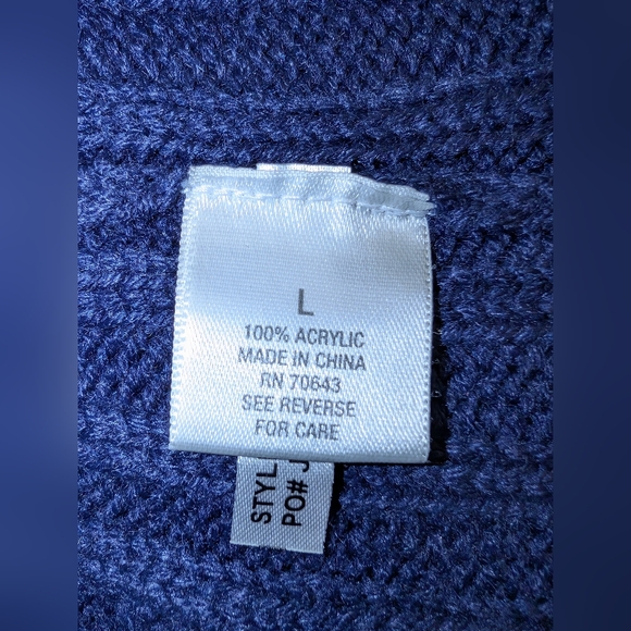 Vintage Dress Barn Dark Knit Dress - Picture 6 of 7